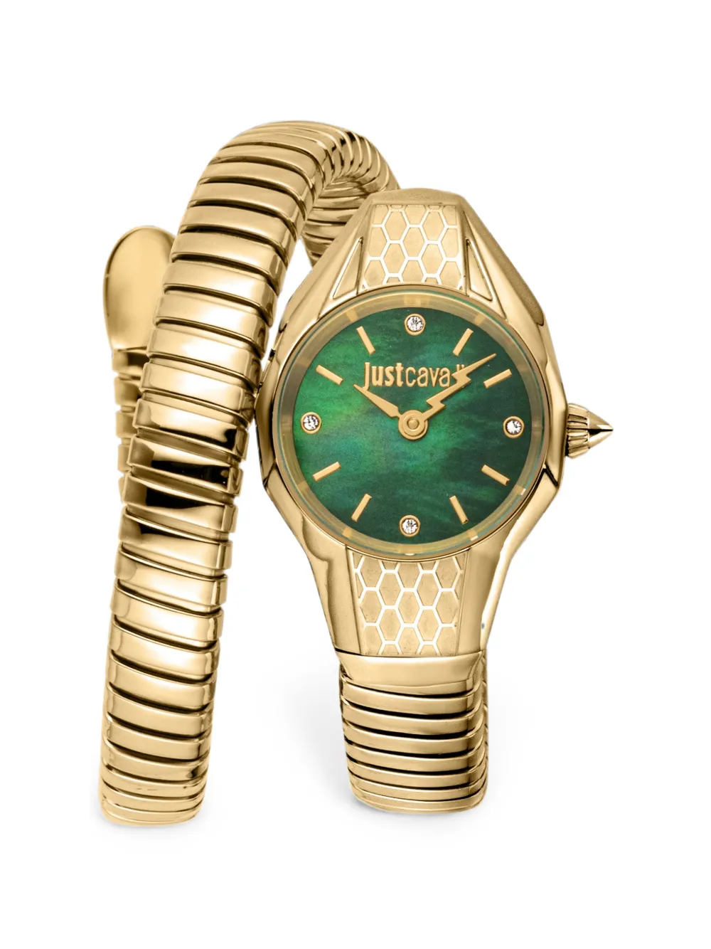 Just Cavalli Orologio Snake 22mm - Verde