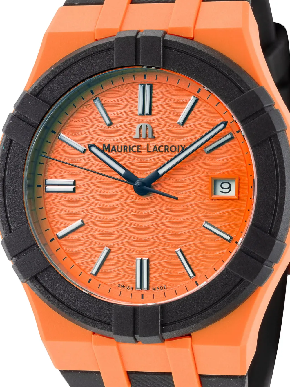 Maurice Lacroix Aikon #Tide 40mm Watch | Orange | FARFETCH