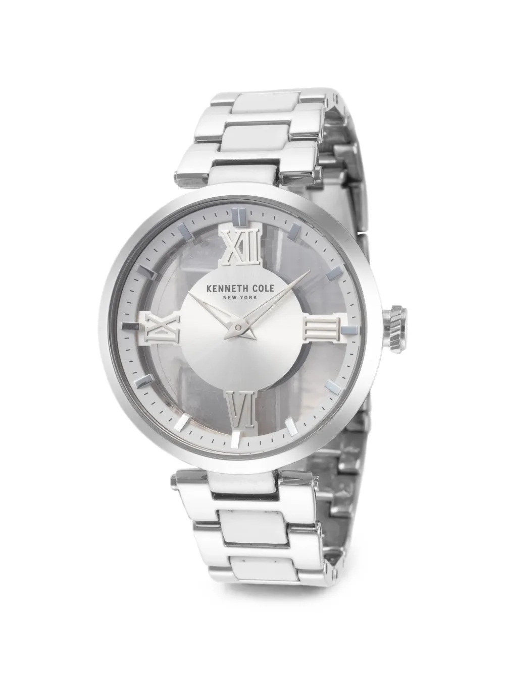 KENNETH COLE Classic Roman-numerals 32mm - Argento