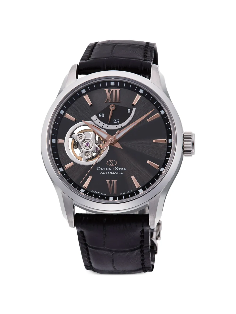 Orient Star セミスケルトン 39mm 腕時計 | ブラック | Image 1