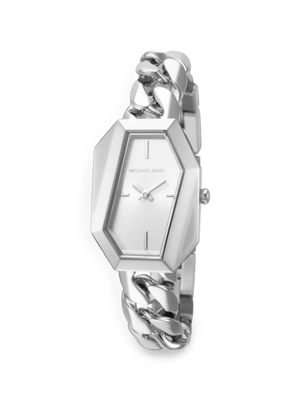 Michael Kors Mini Suri curb-link 24mm watch - Argento