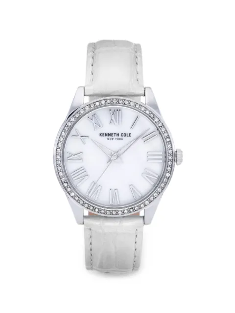 KENNETH COLE crystal-bezel 39mm watch