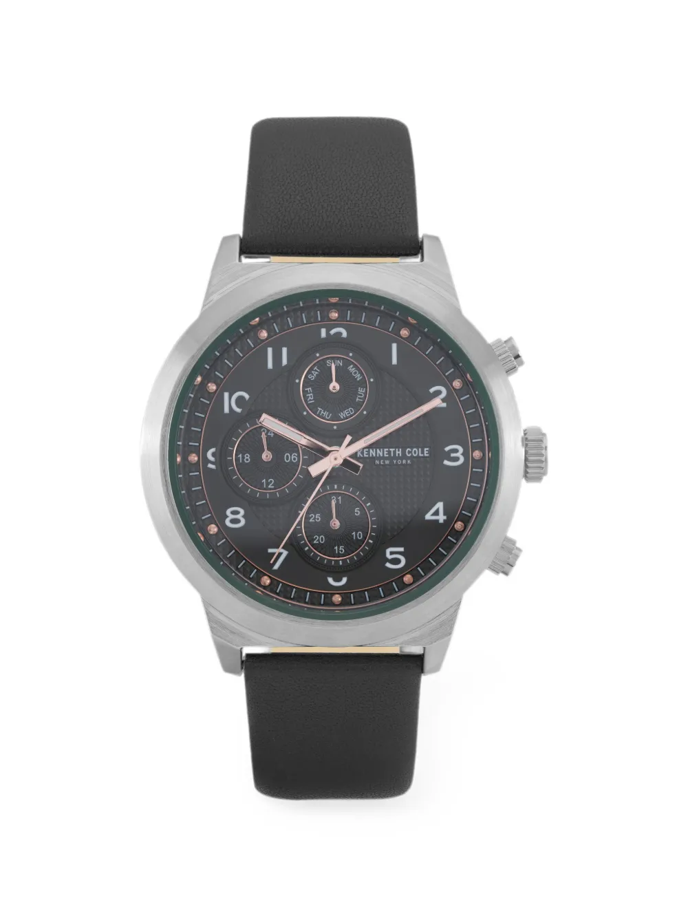 KENNETH COLE Orologio tondo 47mm - Nero