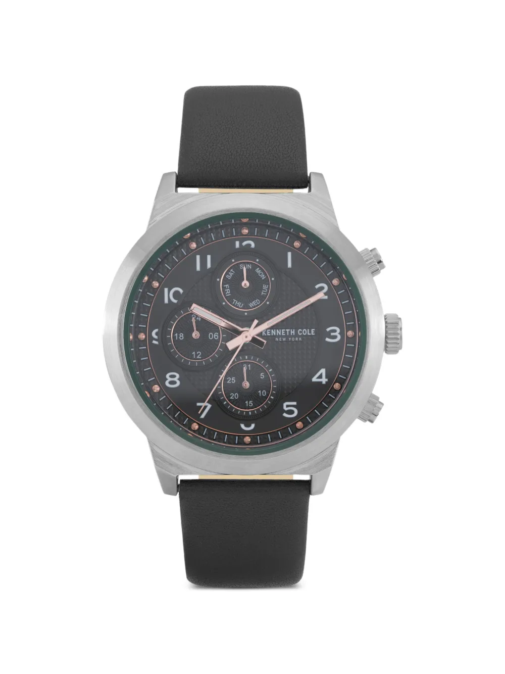 KENNETH COLE Orologio tondo 47mm - Nero
