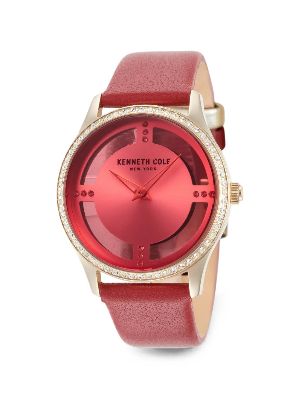 KENNETH COLE Runde Armbanduhr 34.5mm - Rot