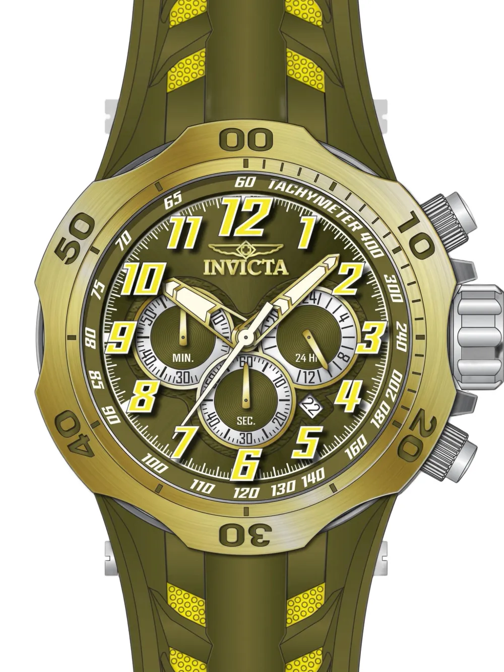Invicta Venom 52mm watch - Verde