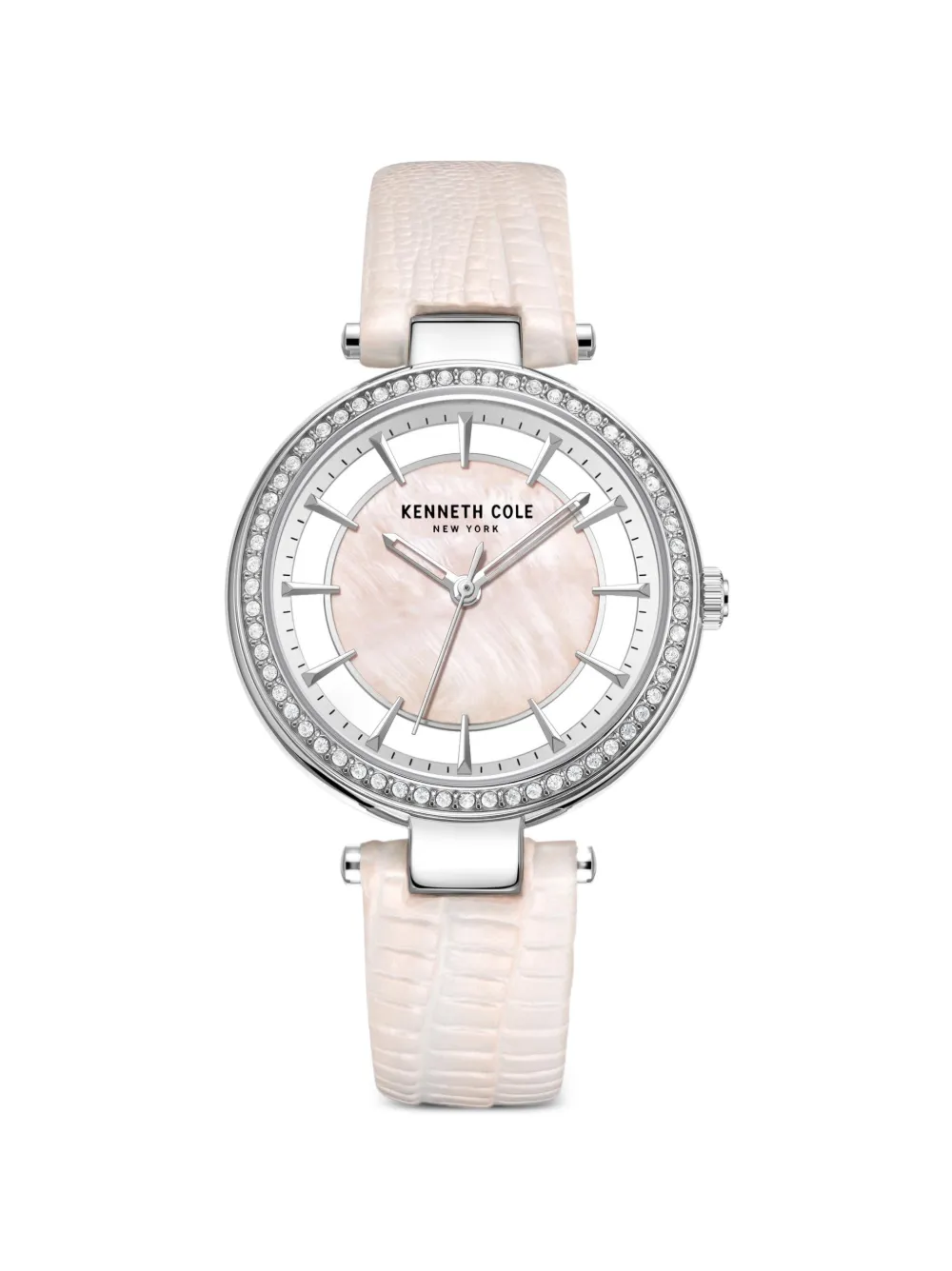 KENNETH COLE Mist Armbanduhr mit Kristallen 34mm - Rosa