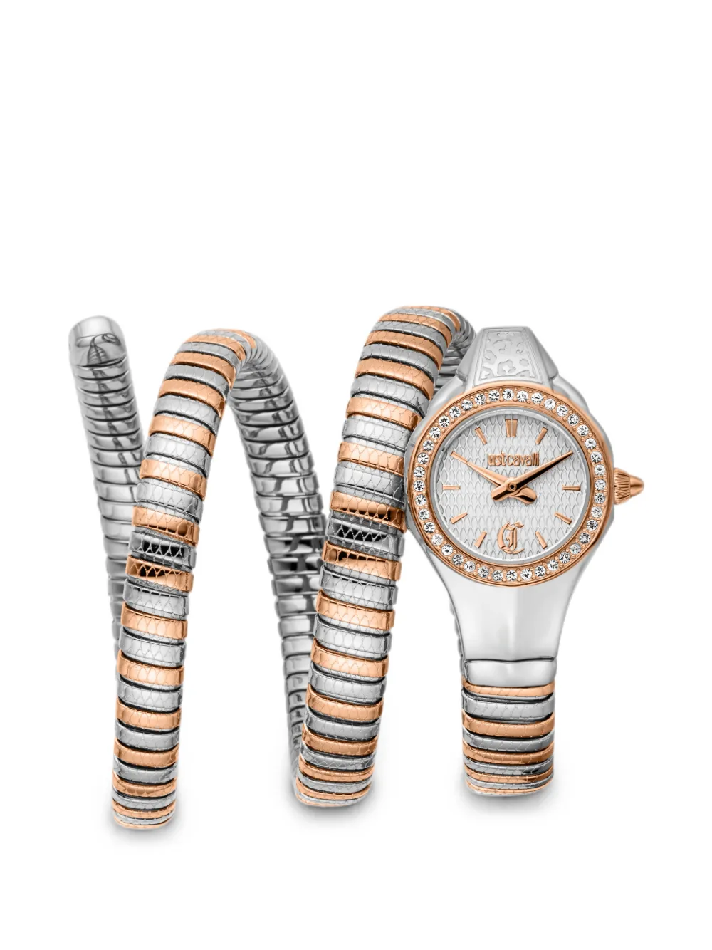 Just Cavalli Runde Armbanduhr 22mm - Silber