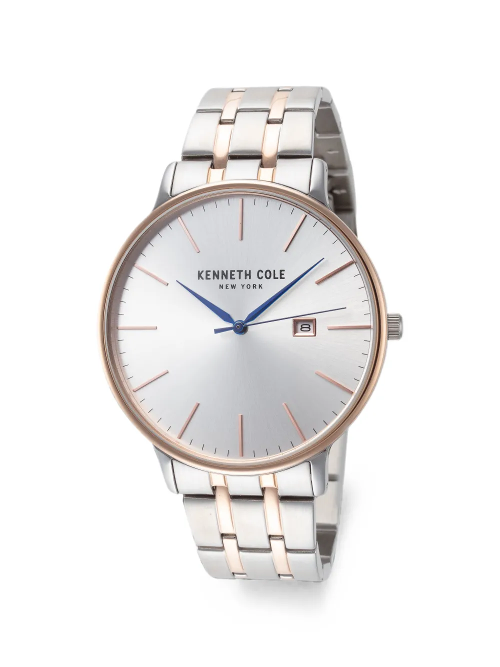 KENNETH COLE Orologio Date Window Link 42mm - Argento