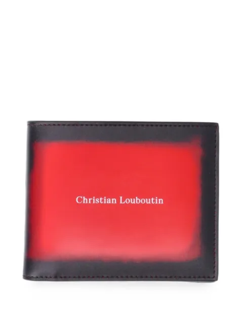 Christian Louboutin Canopy logo-print leather wallet