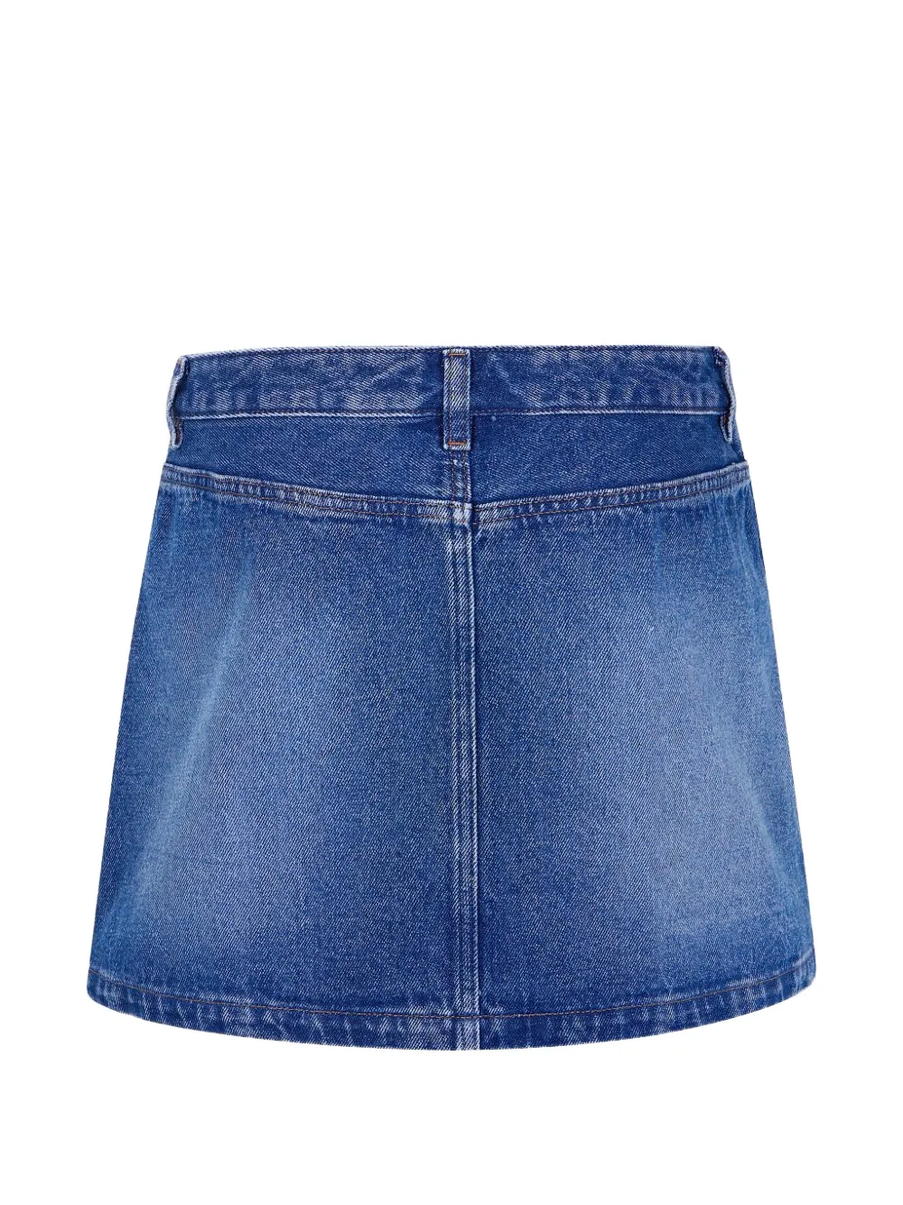 A.P.C. High-waist mini-rok met vijf zakken Blauw