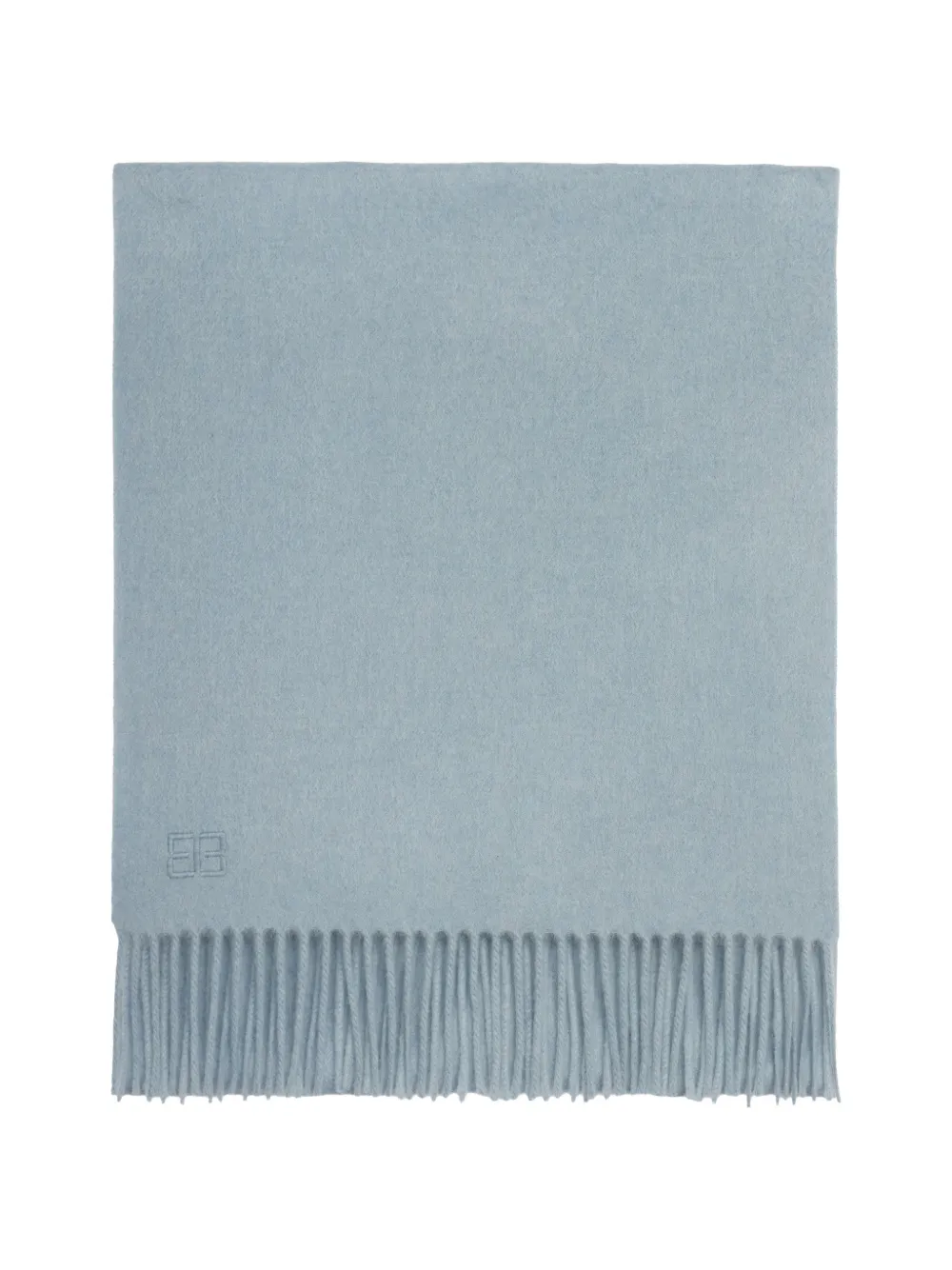 BOMPARD Origines sjaal met franje Blauw