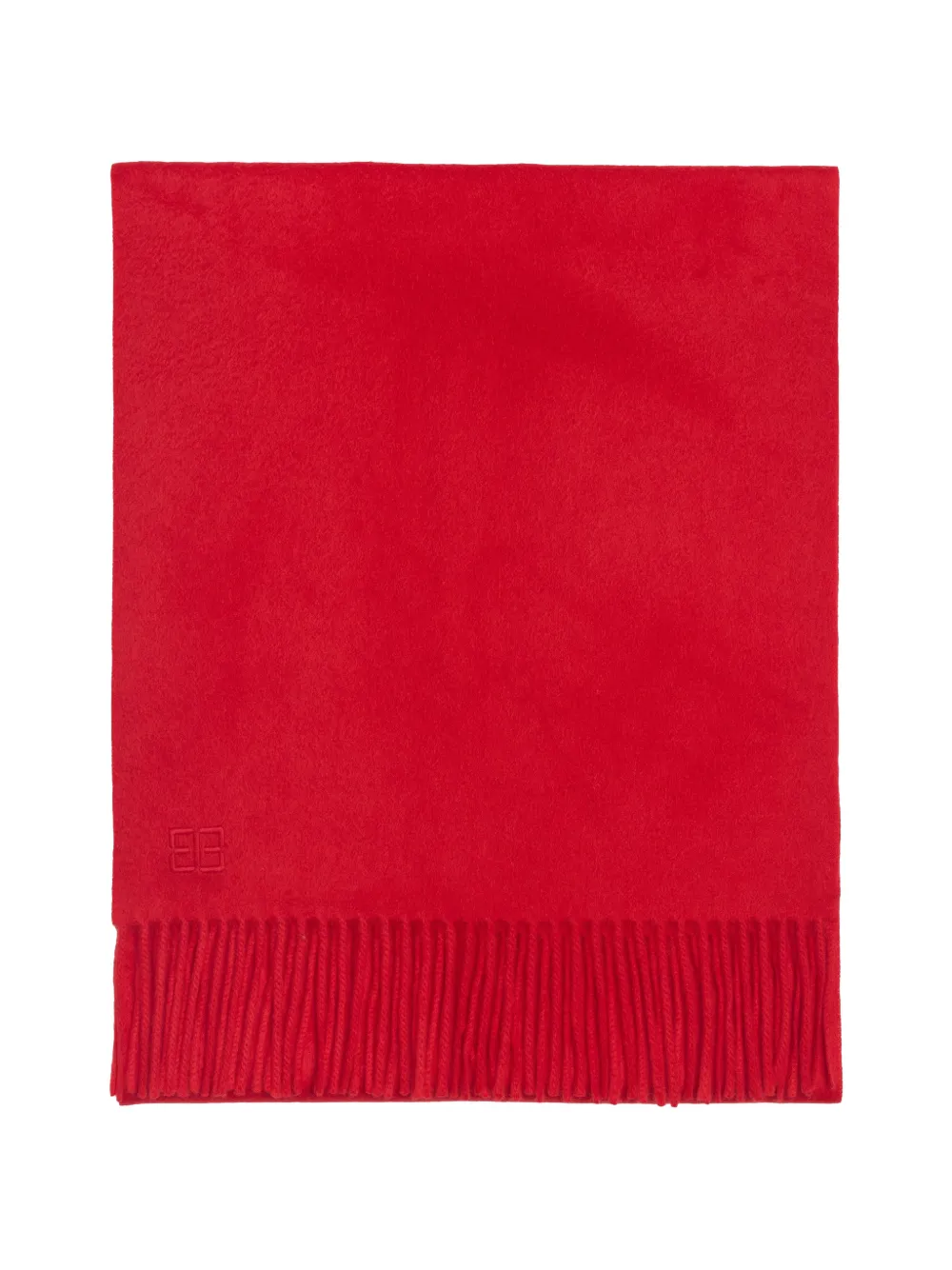 BOMPARD Origines kasjmier sjaal met franje Rood