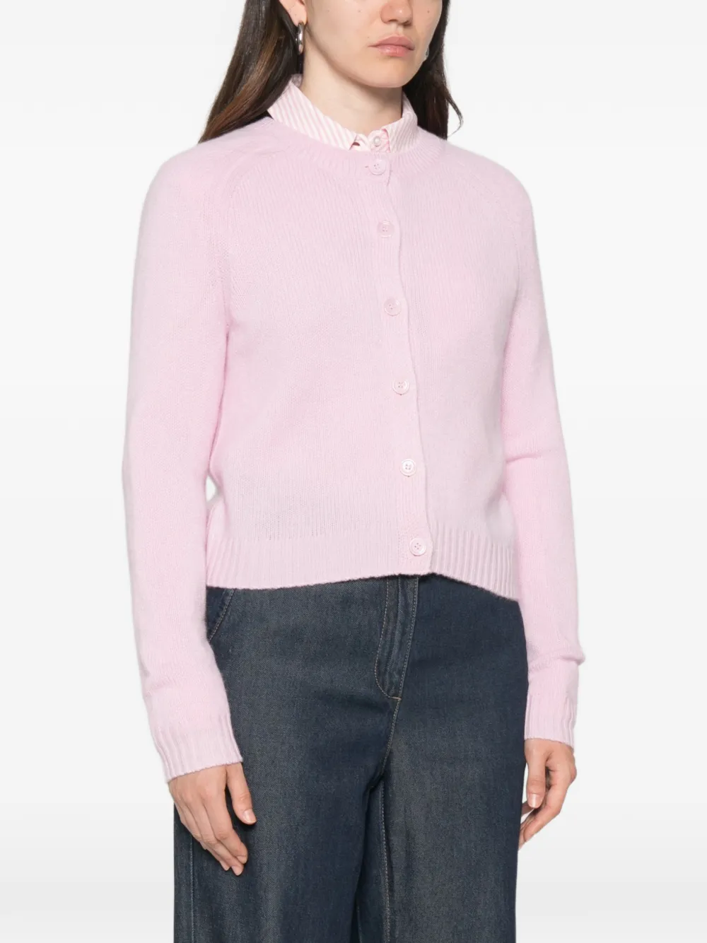 BOMPARD Vest met raglan mouwen Roze