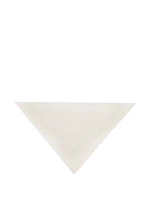BOMPARD Sacha cable-knit triangle scarf