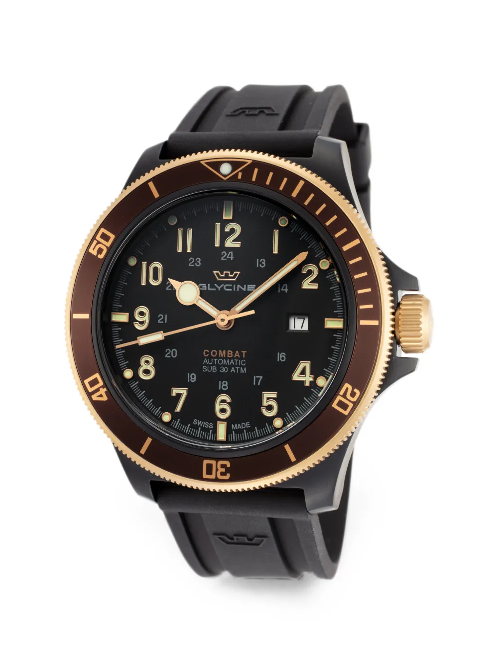 Glycine Orologio Combat Sub 46mm - Nero