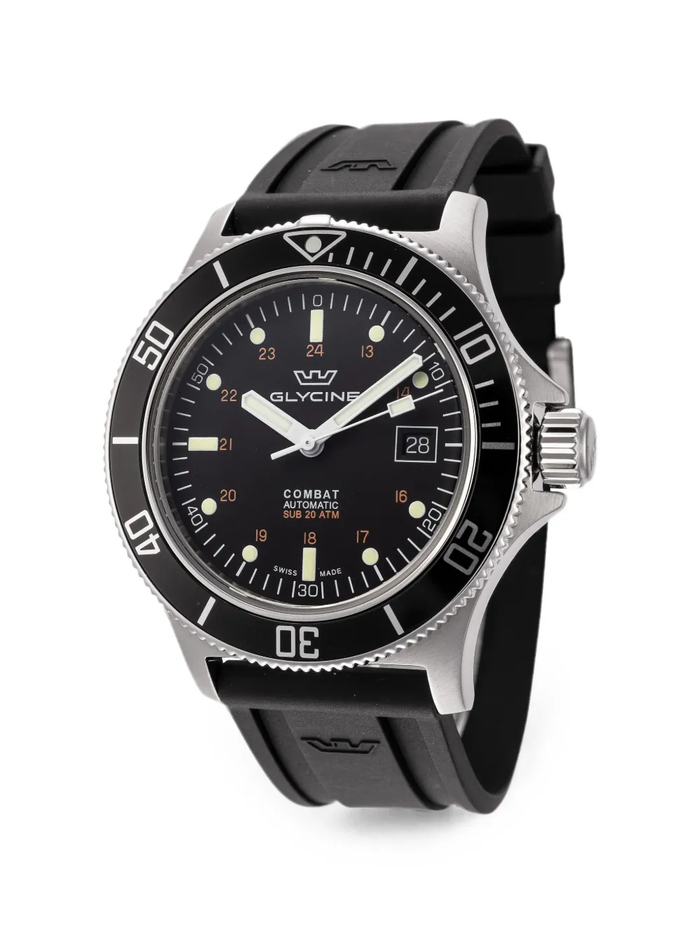 Glycine Orologio Combat Sub 42mm - Nero