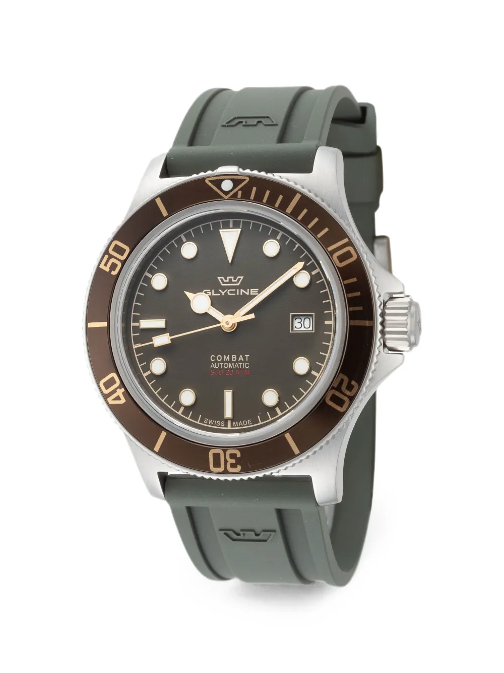Glycine Orologio Combat Sub 42mm - Verde