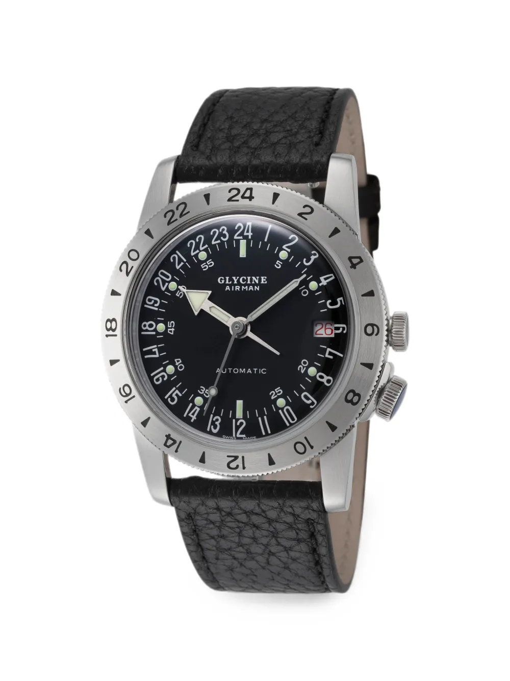 Glycine Orologio Airman Nº1 Purist 36mm - Nero