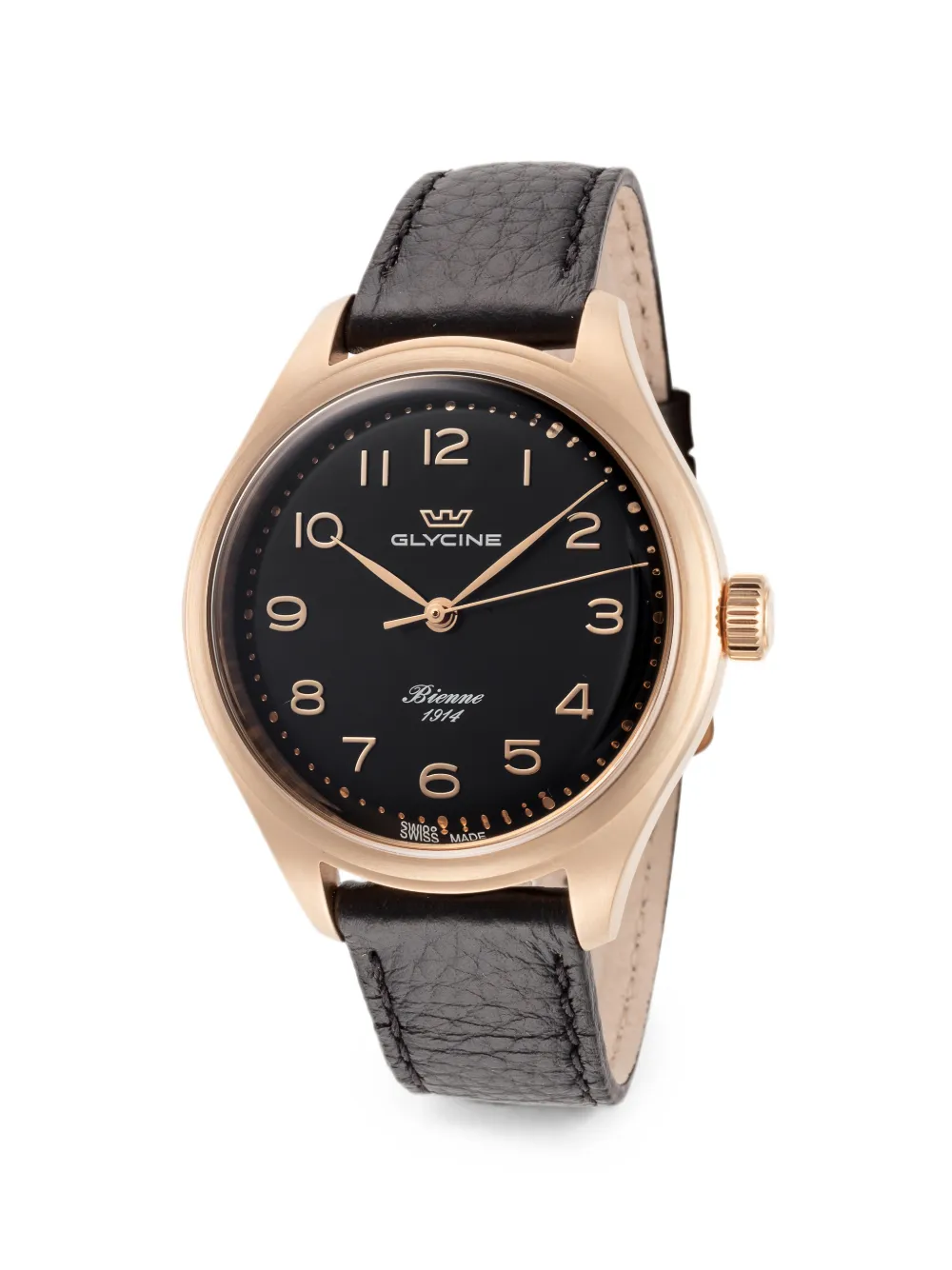 Glycine Orologio Beinne 1914 39mm - Nero