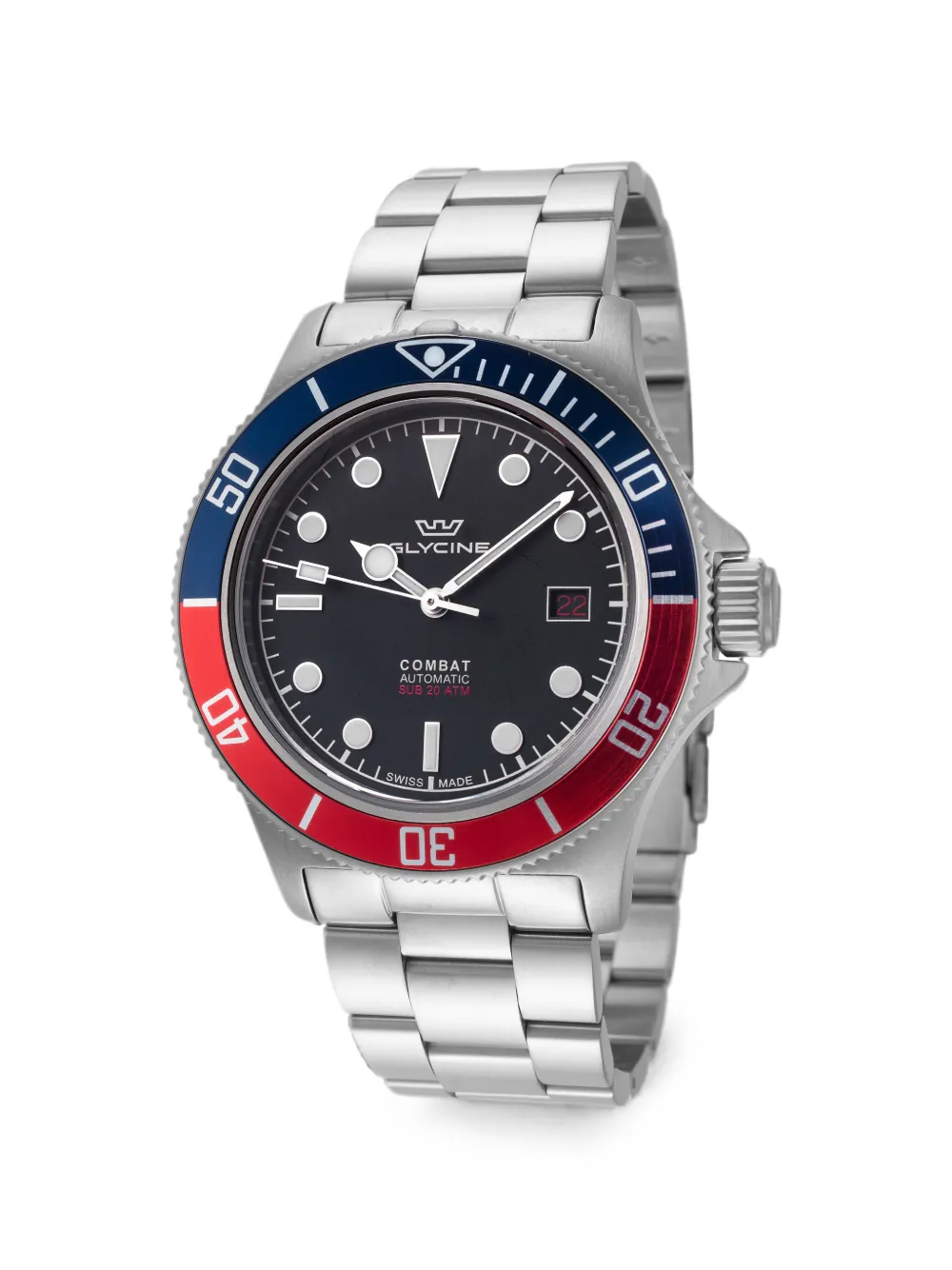 Glycine Orologio Combat Sub 42mm - Nero
