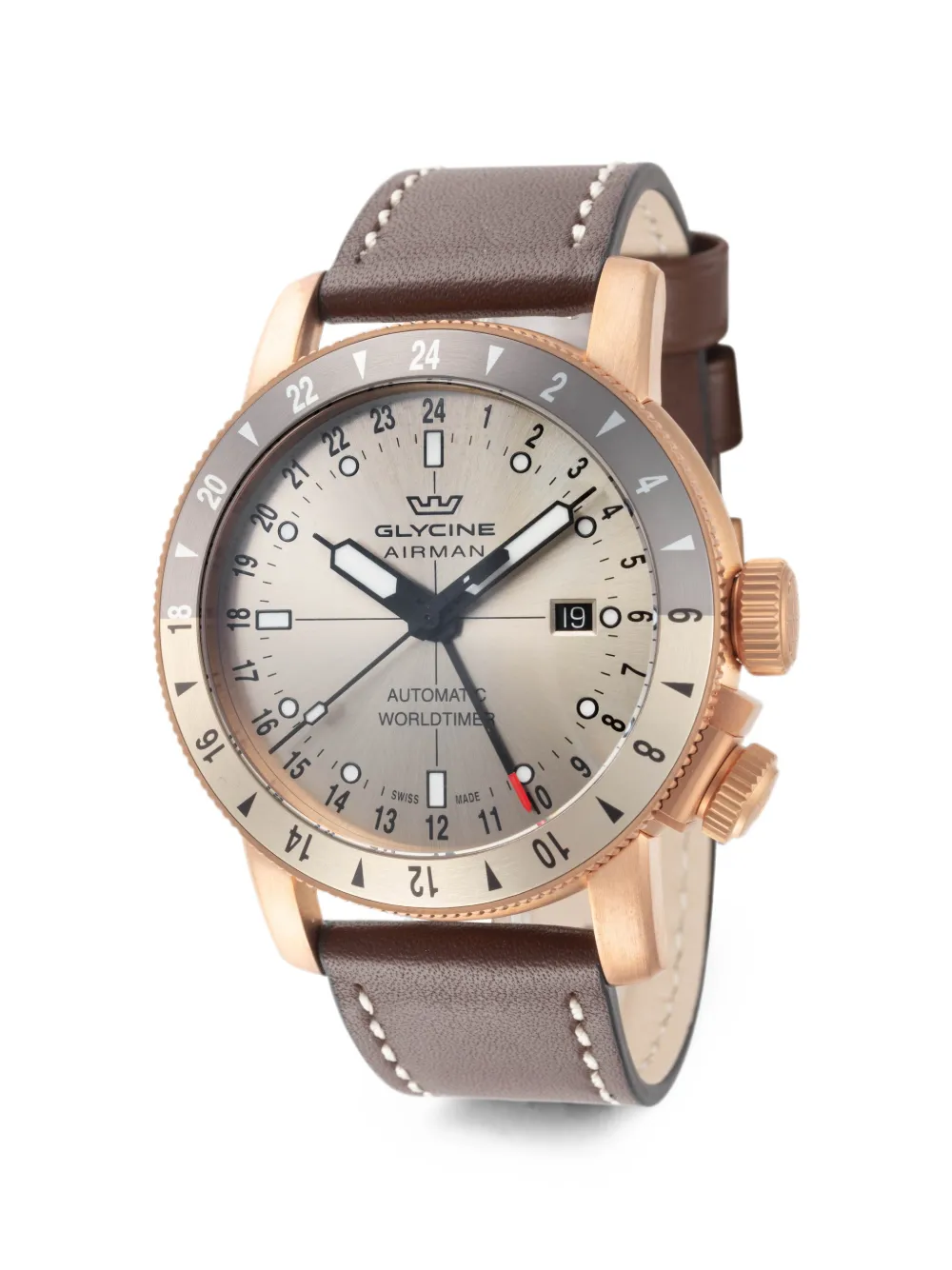 Glycine Orologio Airman 44mm - Argento
