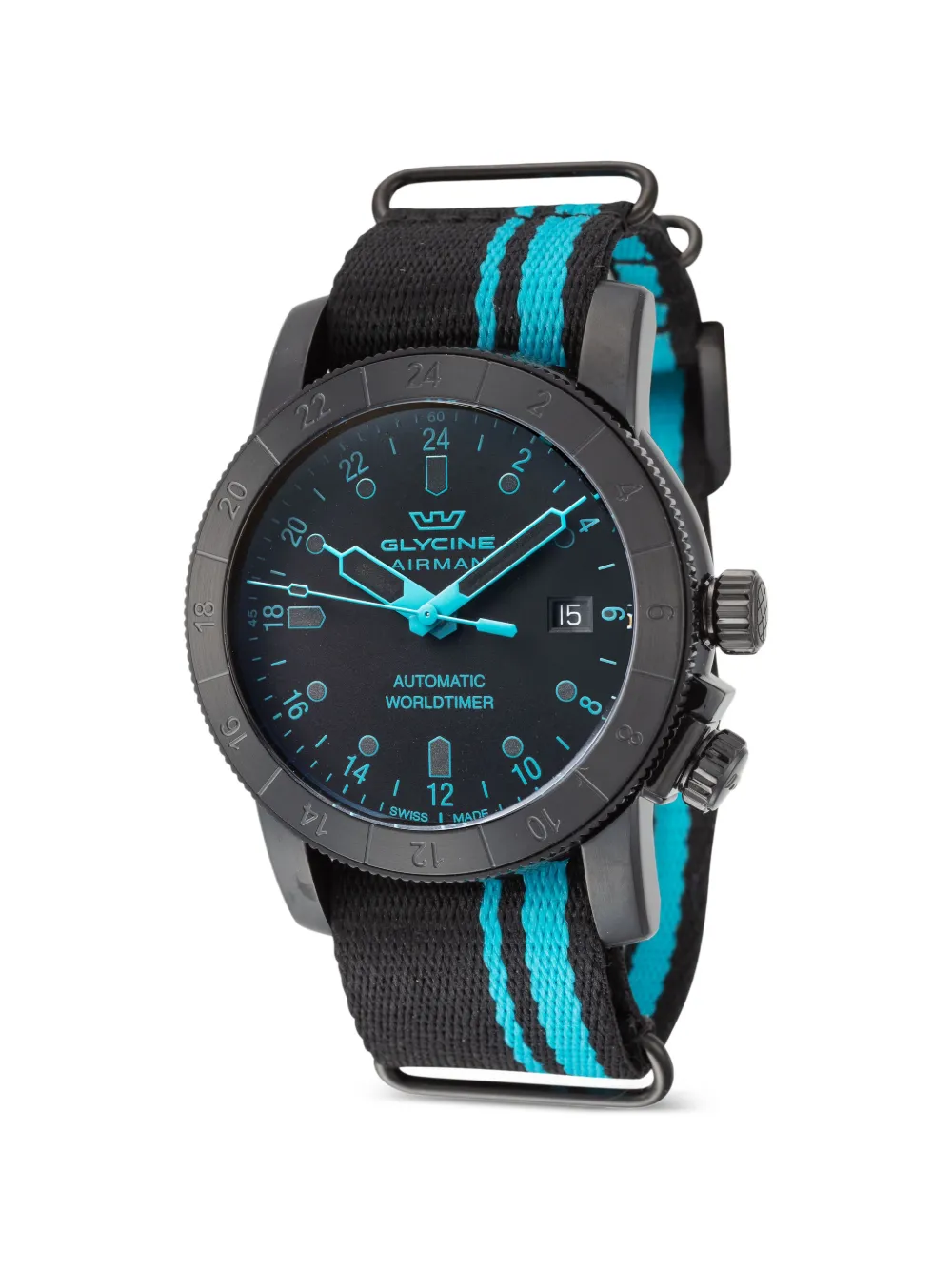 Glycine Orologio Airman Contemporary Purist 42mm - Nero