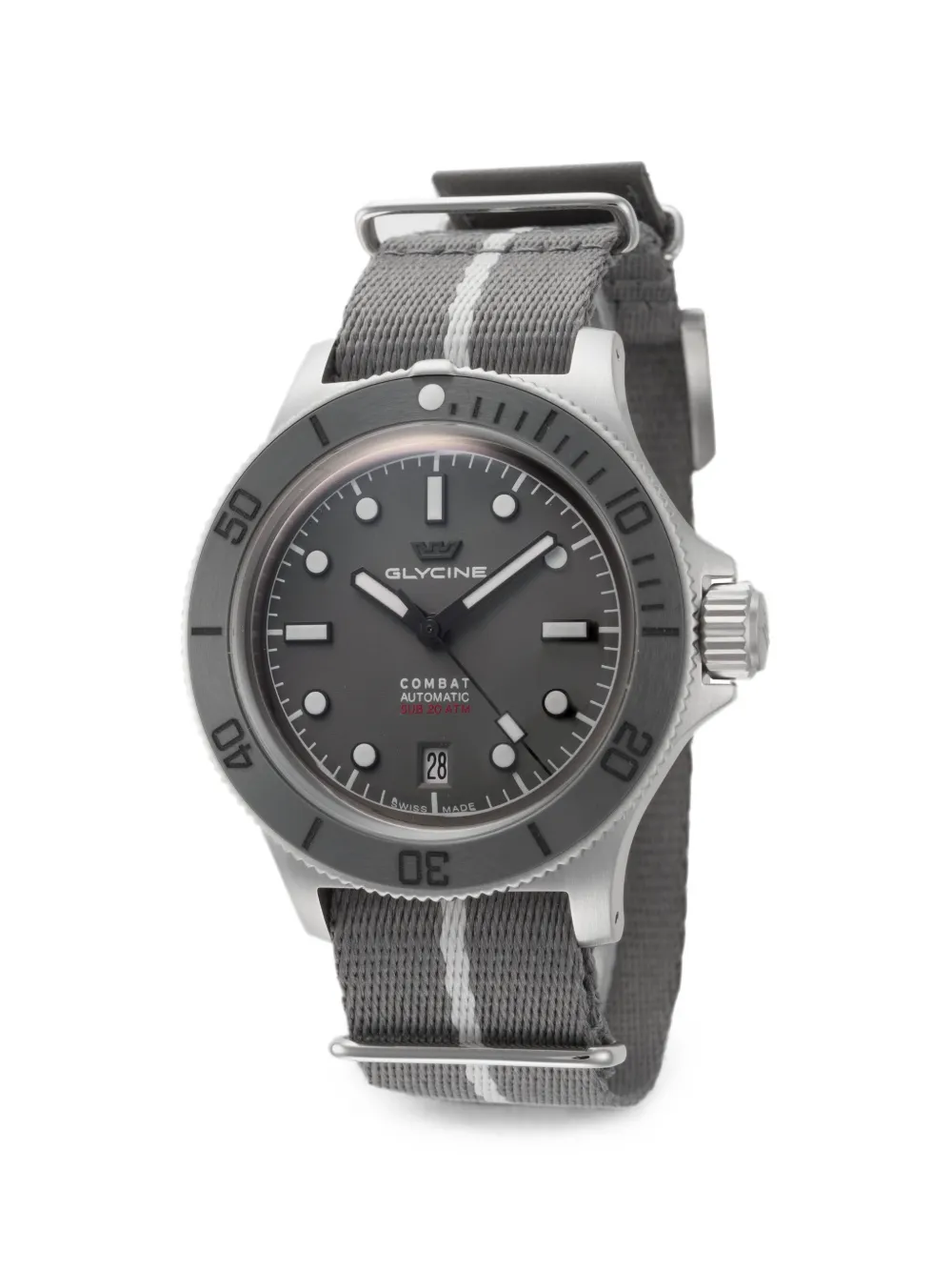 Glycine Orologio Combat Sub Box Ceramic 41mm - Grigio