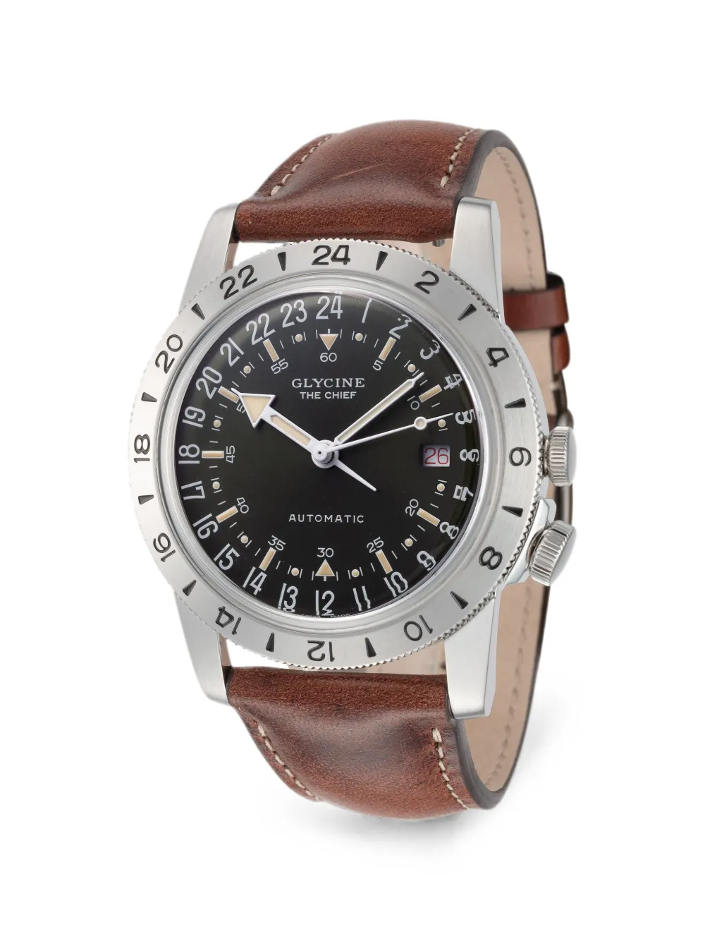 Glycine Airman Noon Purist 40mm - Nero