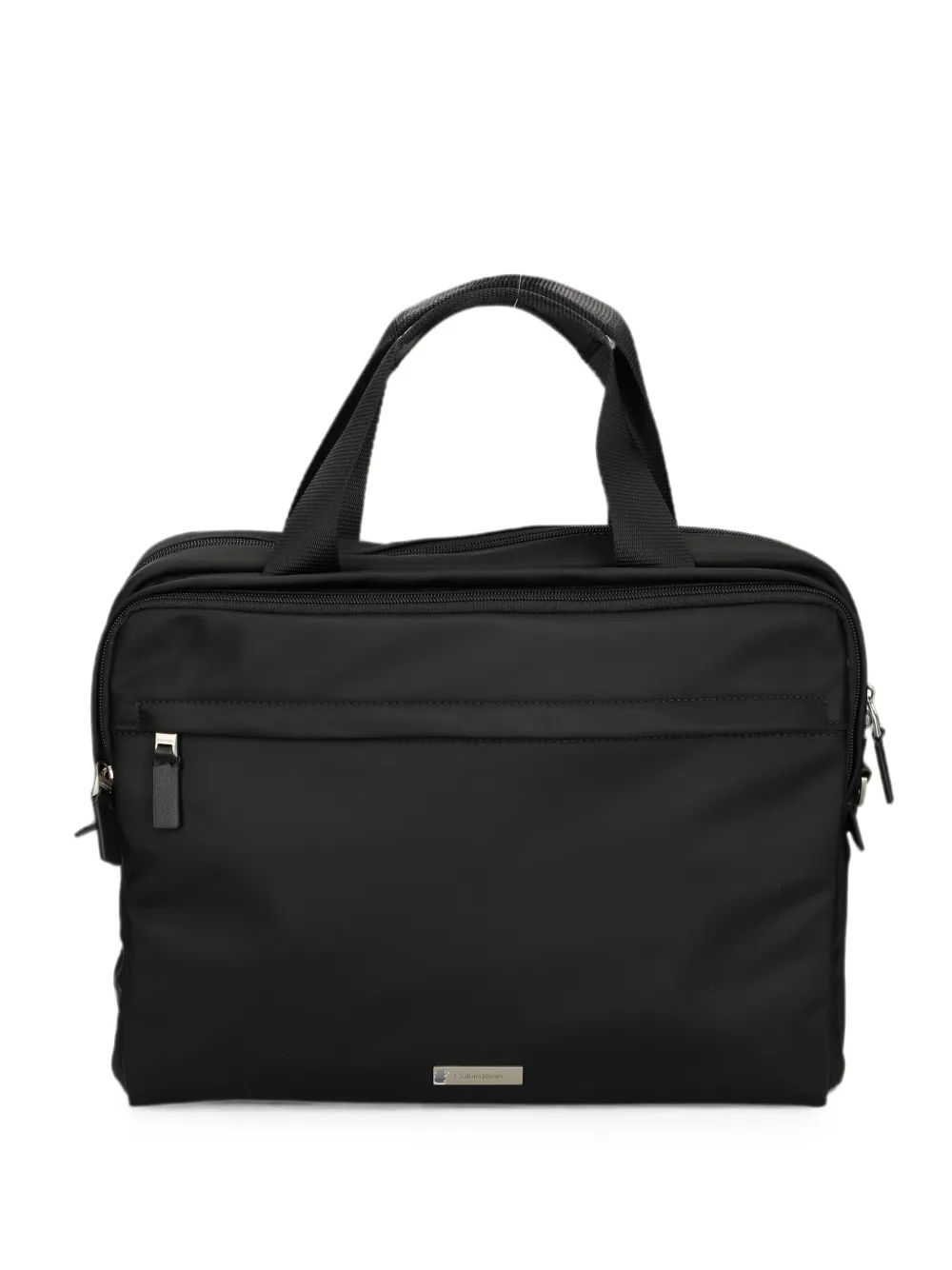 Calvin Klein Laptoptasche mit Logo-Schild - Schwarz