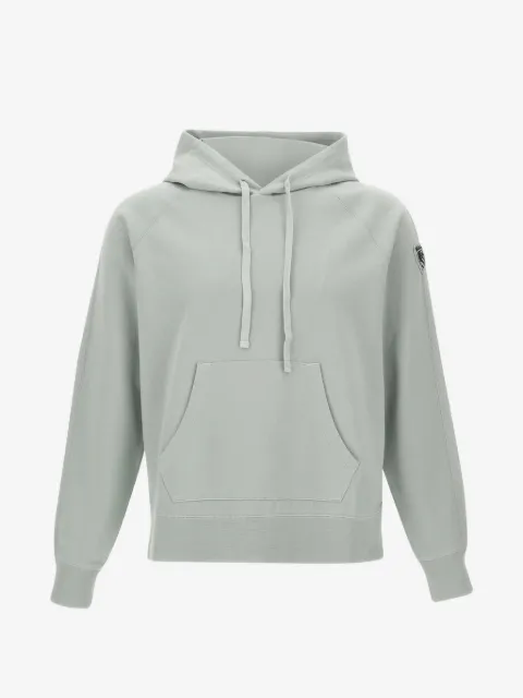 Blauer logo-patch raglan-sleeve hoodie