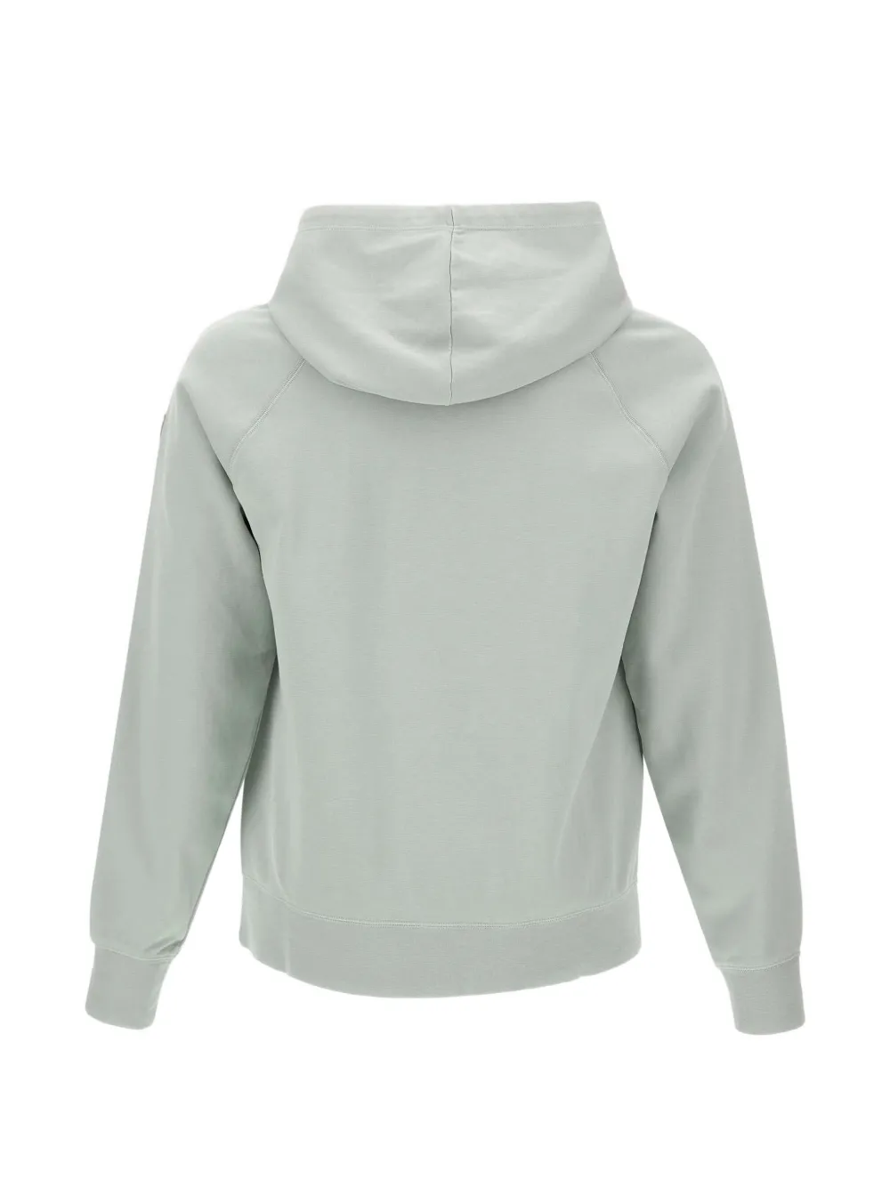 Blauer Hoodie met logo-patch en raglan mouwen Grijs