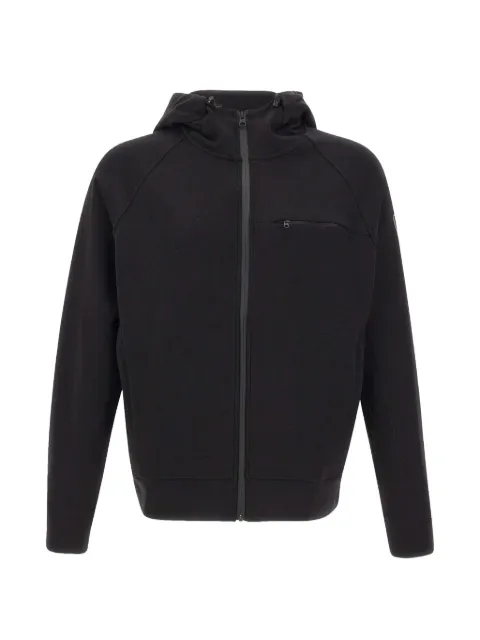 Blauer raglan-sleeve zip-up hoodie