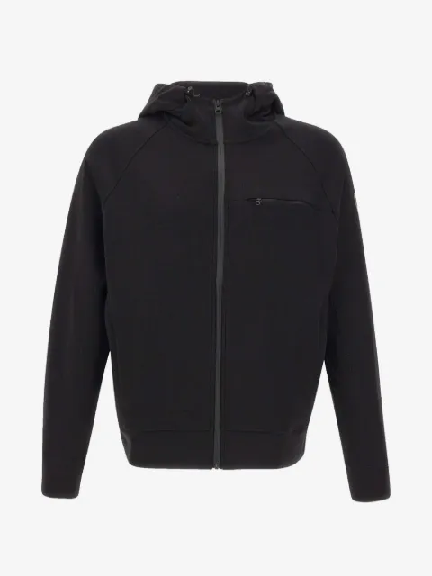 Blauer raglan-sleeve zip-up hoodie