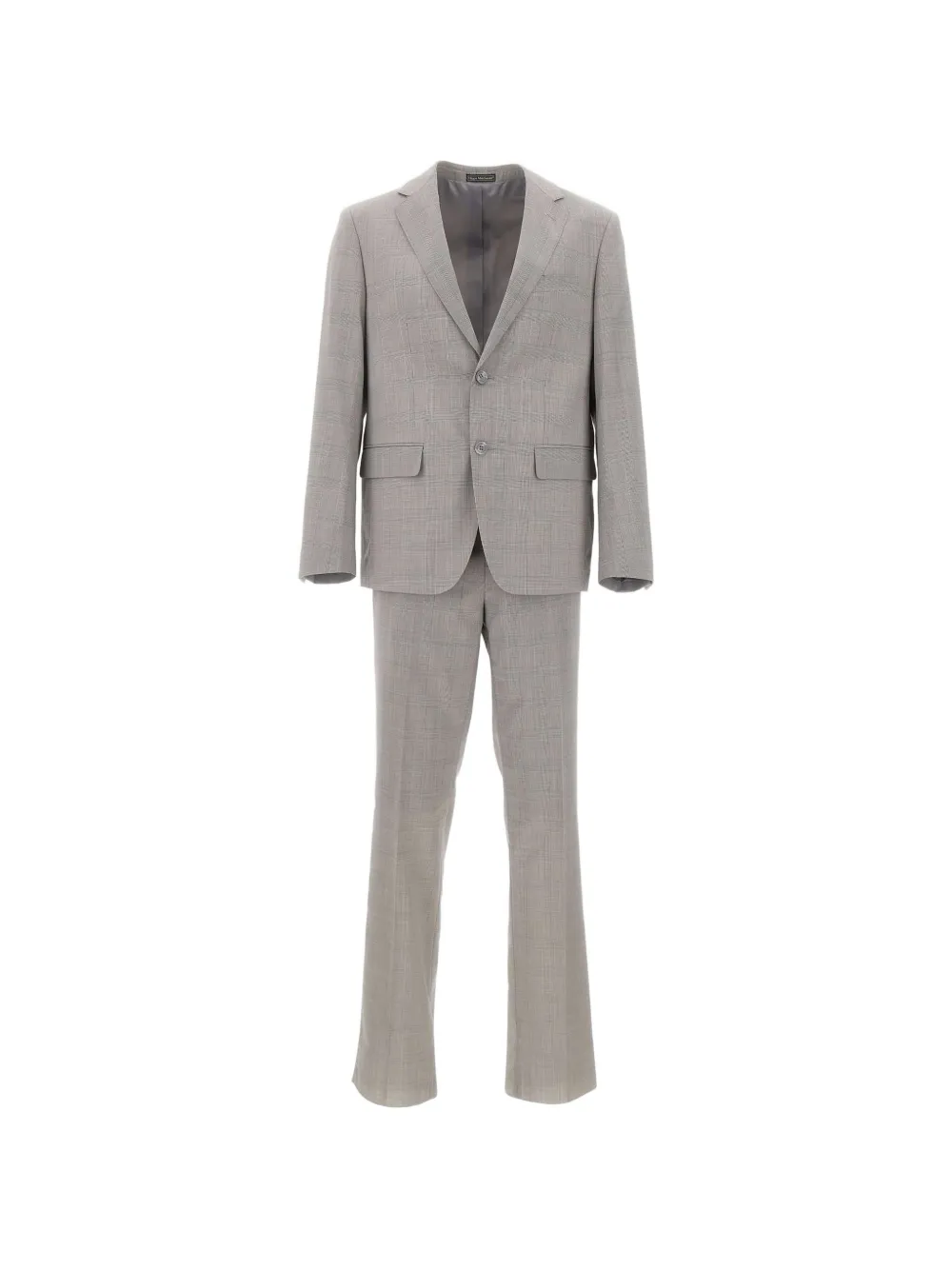 Marchesani Merino check suit - Grigio