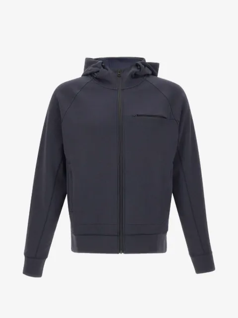 Blauer hoodie Shaw à manches raglan