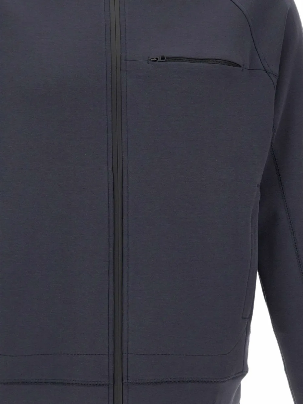 Blauer Shaw hoodie met raglan mouwen Blauw