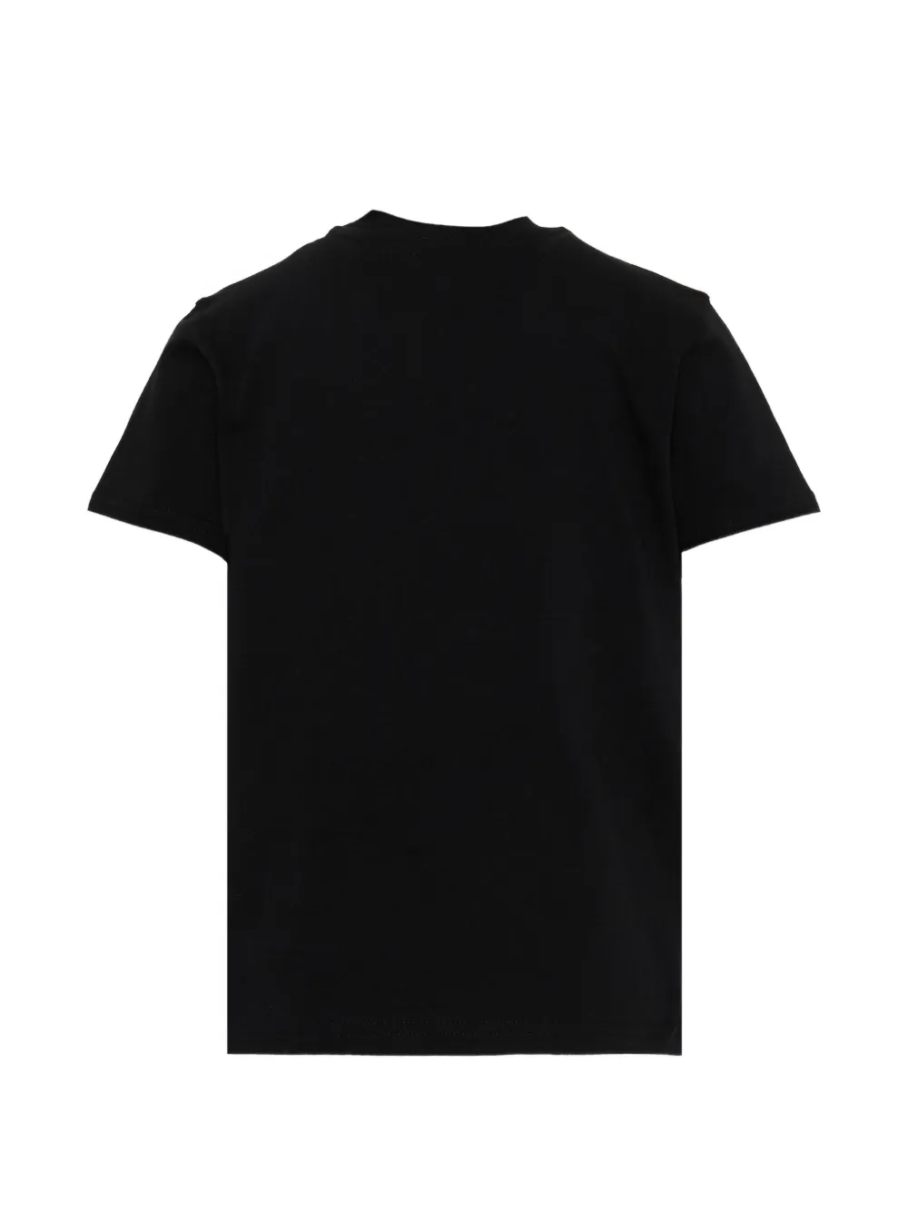 Diesel Kids Katoenen T-shirt met logoprint Zwart