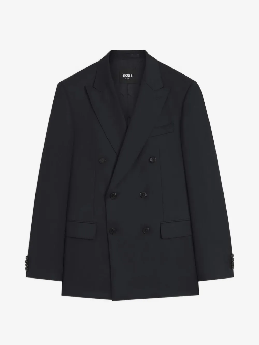 BOSS double-breasted blazer | Black | Image 1