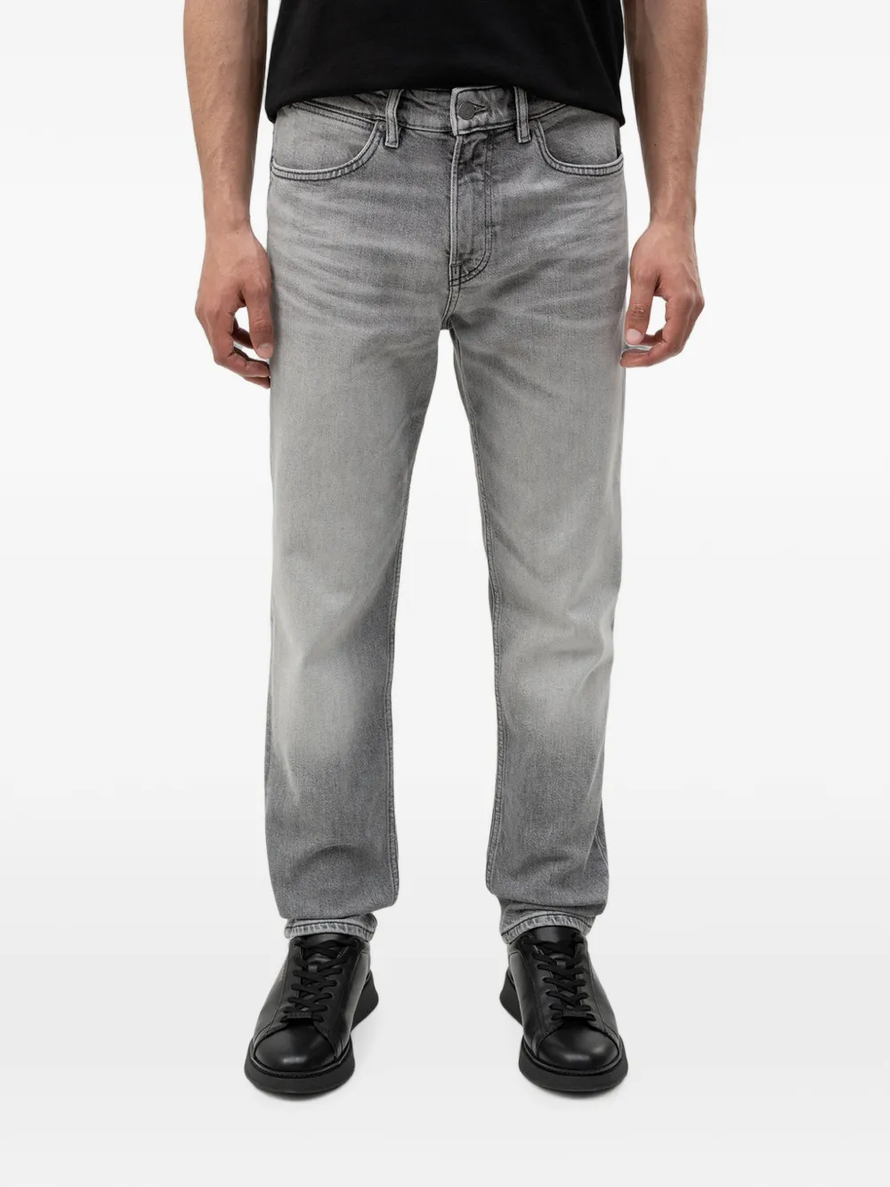 BOSS Jeans met vervaagd-effect Grijs