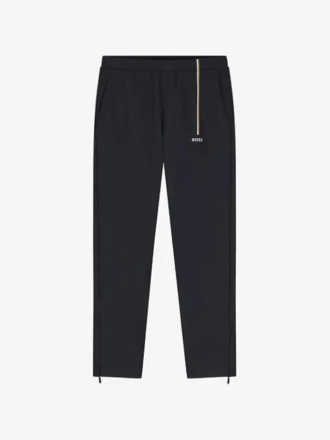 BOSS logo-print stripe-detail track pants