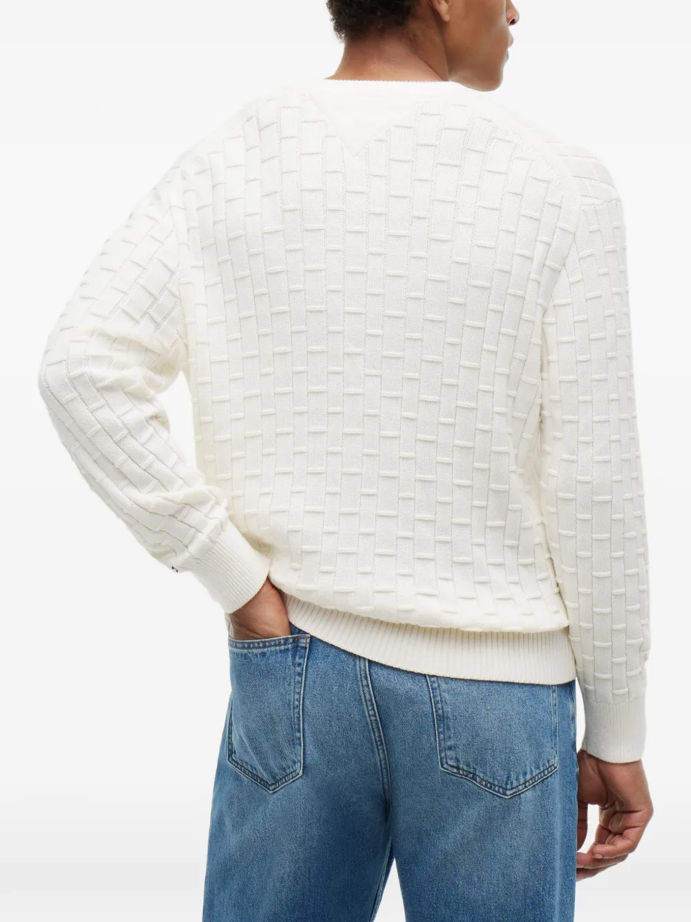 Tommy Hilfiger Trui met ronde hals Beige