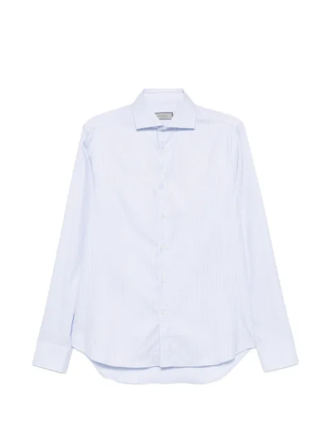 Canali camisa manga larga con motivo de cuadros