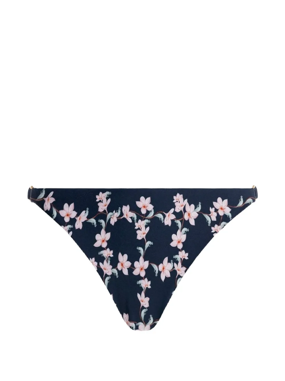 Agua By Agua Bendita Palmira Anhelo Bikinihöschen mit Blumenprint - Blau