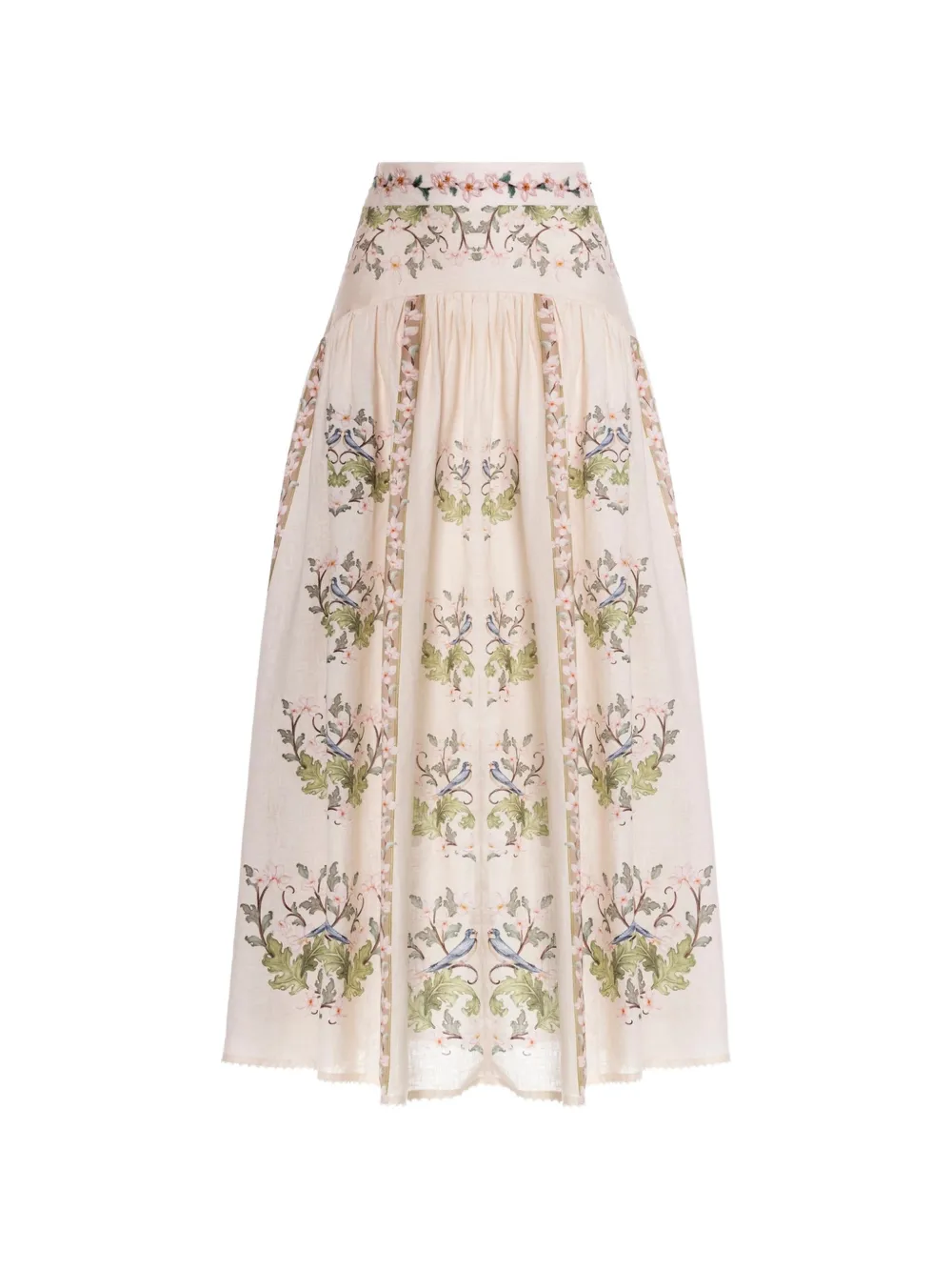 Agua By Agua Bendita Curua Anhelo high-waisted maxi skirt - Weiß