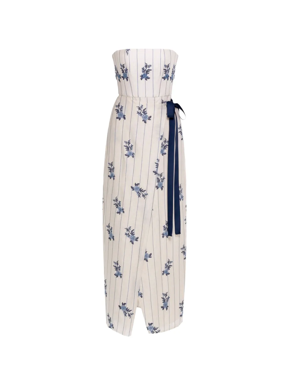 Agua By Agua Bendita robe longue Cinefila Valle brodée - Blanc Agua By Agua Bendita robe longue Cinefila Valle brodée - Blanc