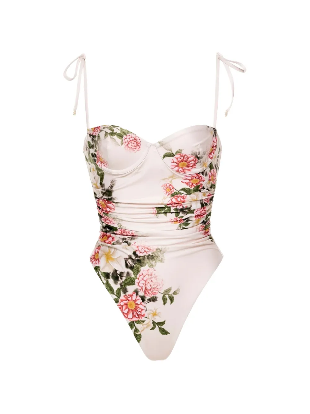 Agua By Agua Bendita Rábano Paraiso sweetheart swimsuit - Toni neutri