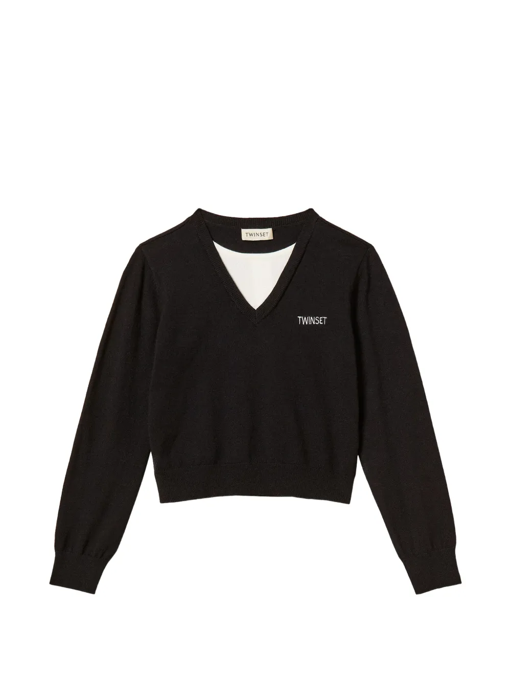 TWINSET Kids Maglione con logo - Nero