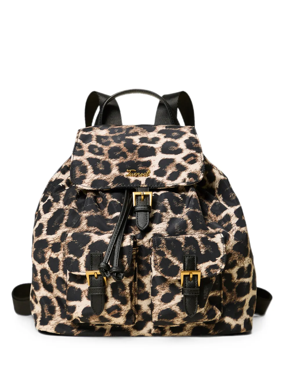 TWINSET Zaino con stampa leopardata - Toni neutri