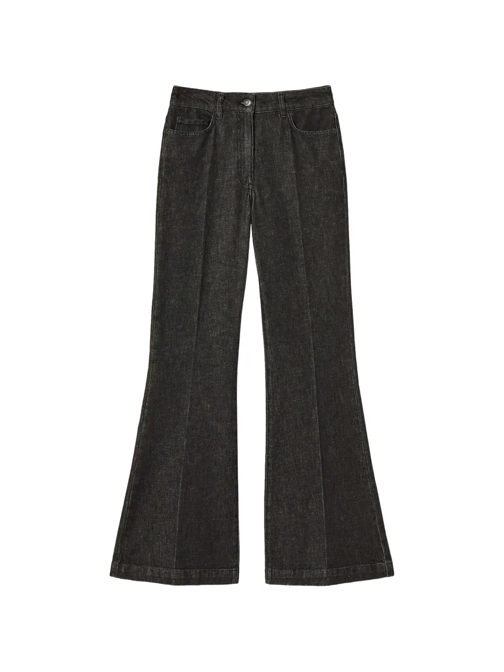 TWINSET Jeans svasati con cinque tasche - Nero